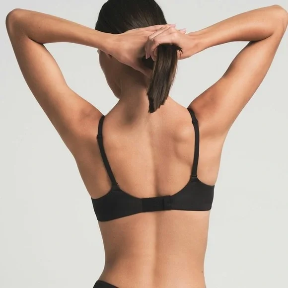 SKIMS WIRELESS FORM SUPER PUSH UP BRA ONYX 32C - Picture 5 of 6